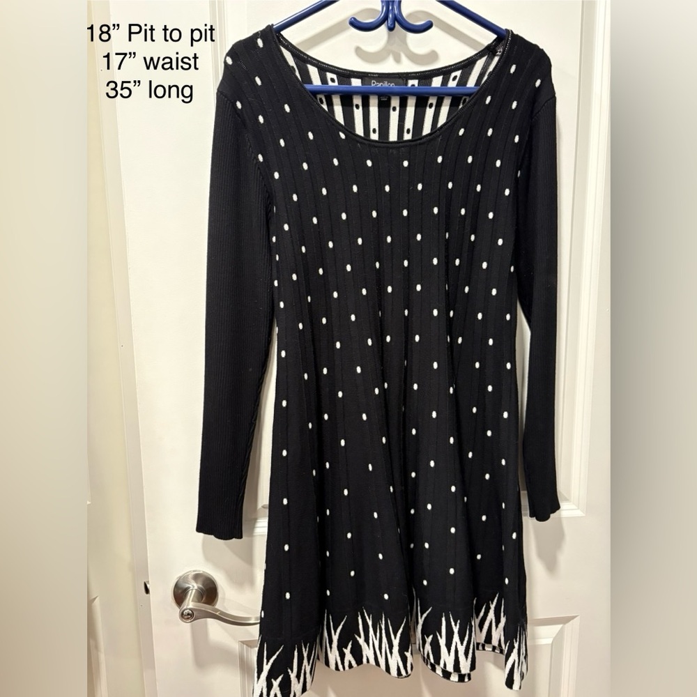 Papillon XL Fit & Flare Sweater Dress
